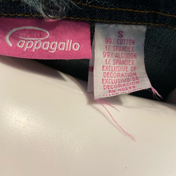 Ladies Blue Jean Jacket by Cappagallo. Size S - Picture 7 of 7